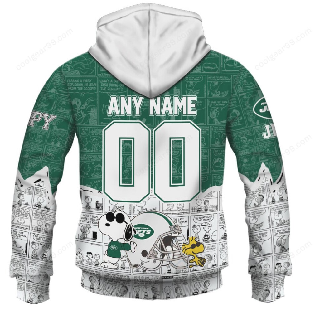 New York Jets Snoopy NFL Game Match Hoodie New York Jets Snoopy NFL Game Match Hoodie