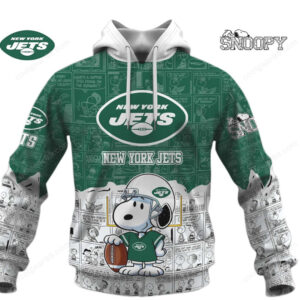 New York Jets Snoopy NFL Game Match Hoodie