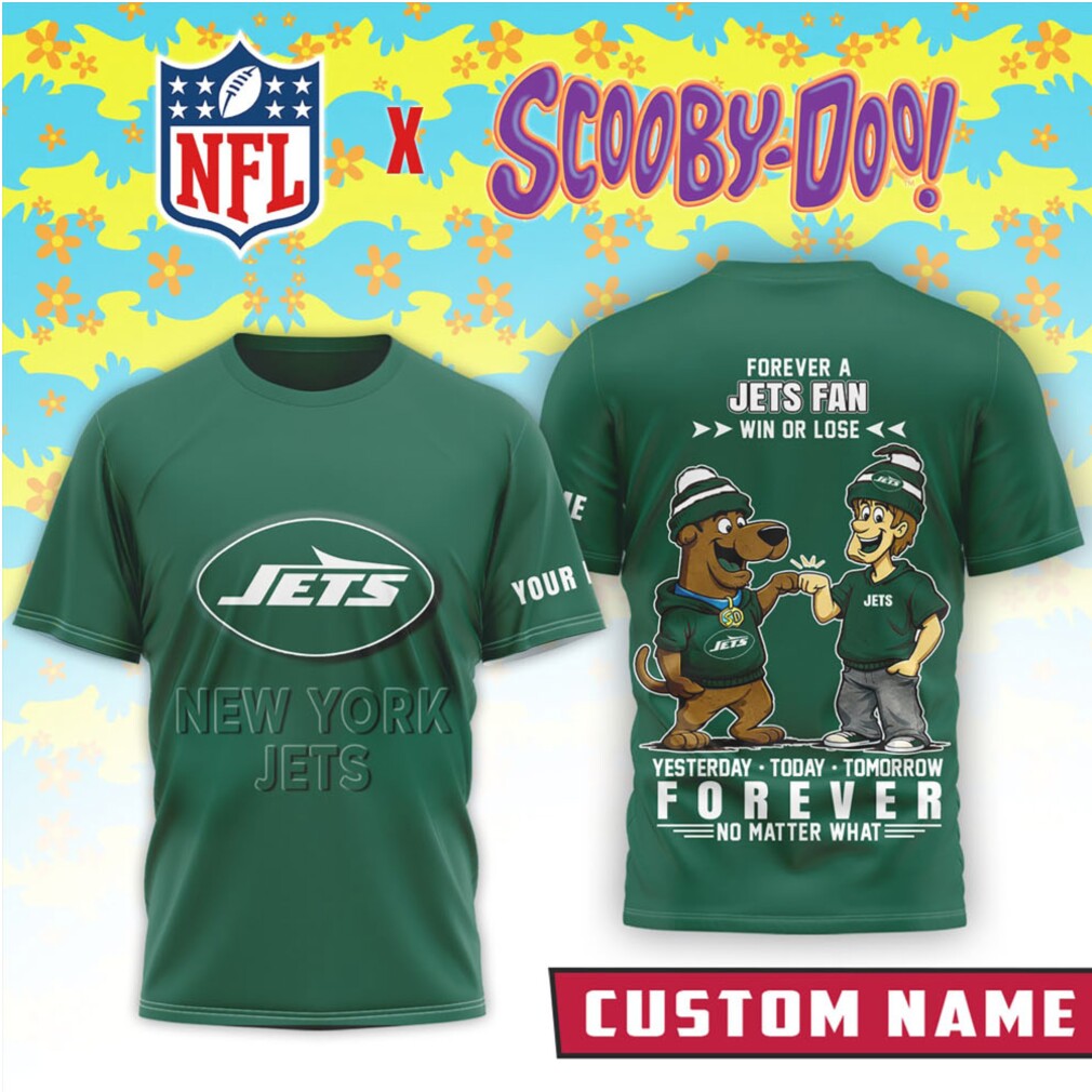 New York Jets x Scooby Doo Official 3D Shirt New York Jets x Scooby Doo Official 3D Shirt