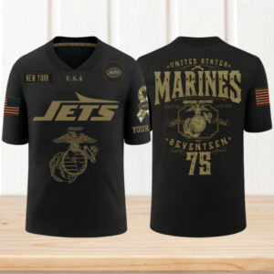 New York Jets x U.S Marine Corps Dark Vintage Gameday Jersey