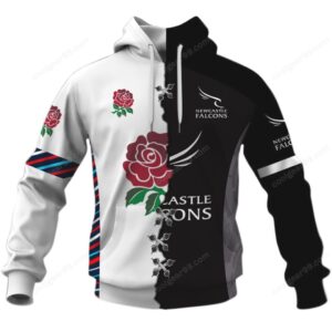 Newcastle Falcons X England Rugby Special Shirts