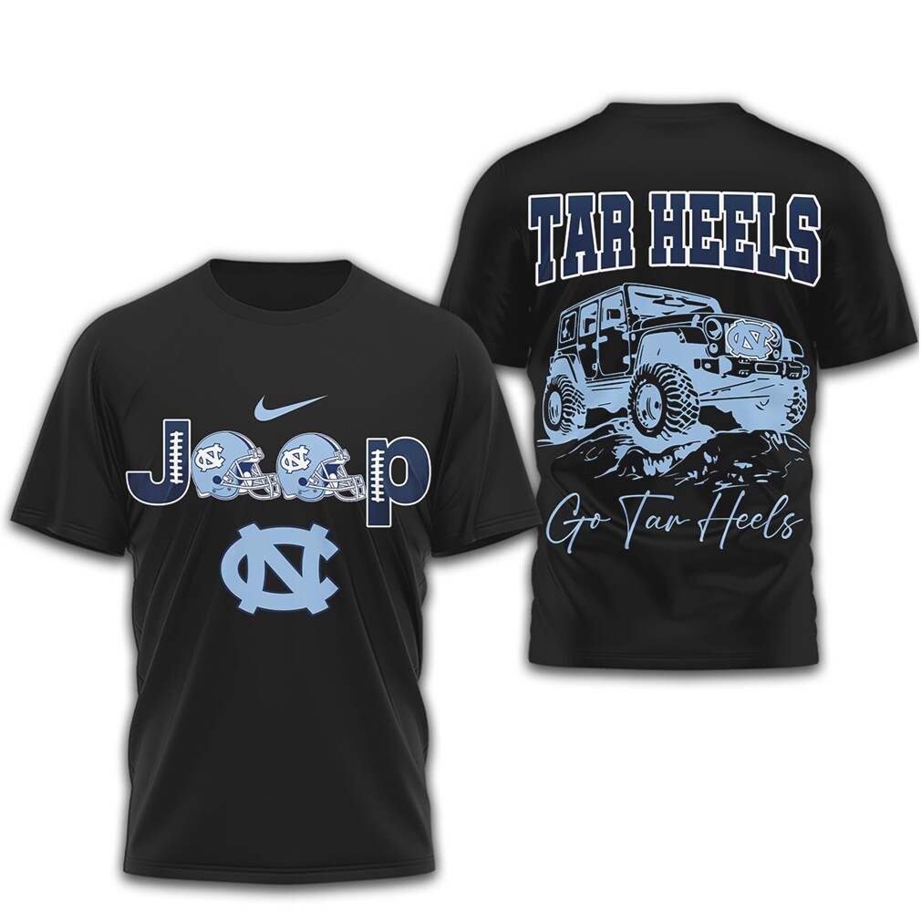 North Carolina Tar Heels Jeep Off Road Gameday Fan Spirit Shirt North Carolina Tar Heels Jeep Off Road Gameday Fan Spirit Shirt