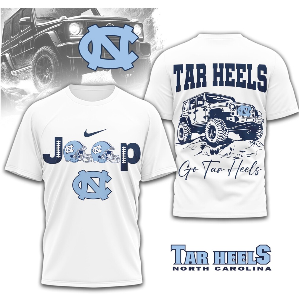 North Carolina Tar Heels Jeep Off Road Gameday Fan Spirit Shirt North Carolina Tar Heels Jeep Off Road Gameday Fan Spirit Shirt