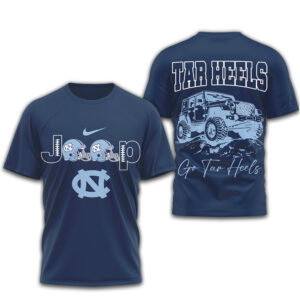 North Carolina Tar Heels Jeep Off Road Gameday Fan Spirit Shirt