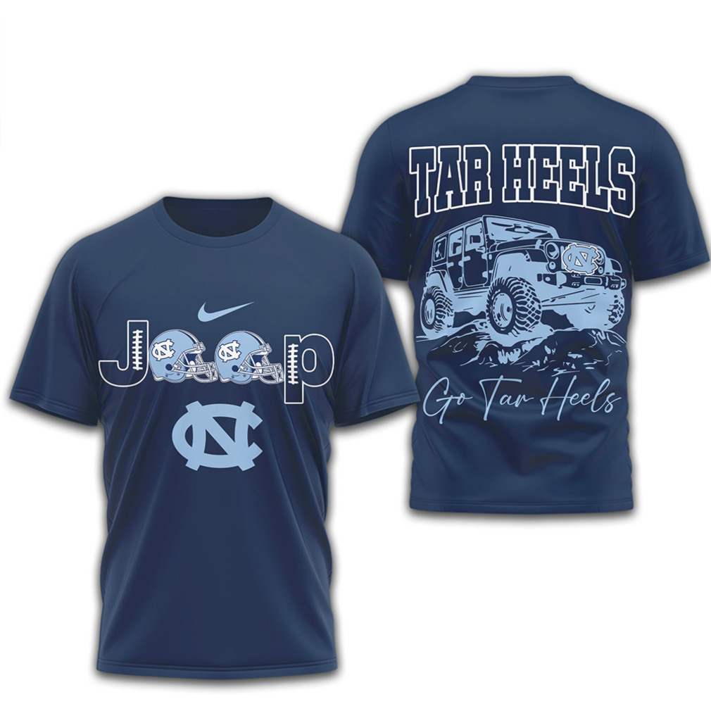 North Carolina Tar Heels Jeep Retro Carolina Blue Game Day Shirt North Carolina Tar Heels Jeep Retro Carolina Blue Game Day Shirt