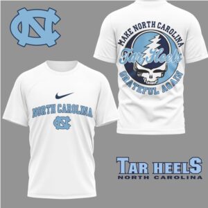 North Carolina Tar Heels Official Grateful Game Day 3D Shirt North Carolina Tar Heels Official Grateful Game Day 3D Shirt