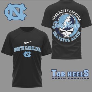 North Carolina Tar Heels Official Grateful Game Day 3D Shirt