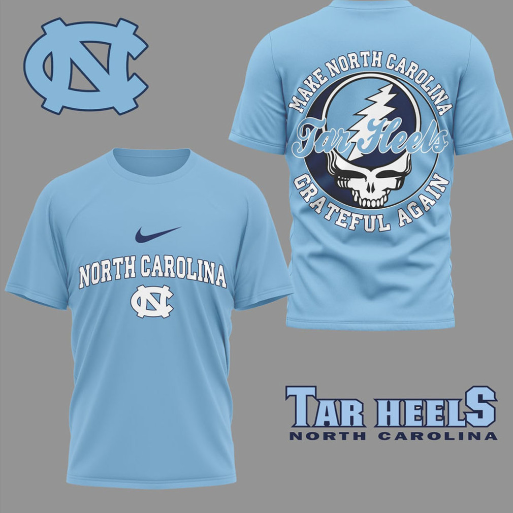 North Carolina Tar Heels Official Grateful Game Day 3D Shirt North Carolina Tar Heels Official Grateful Game Day 3D Shirt