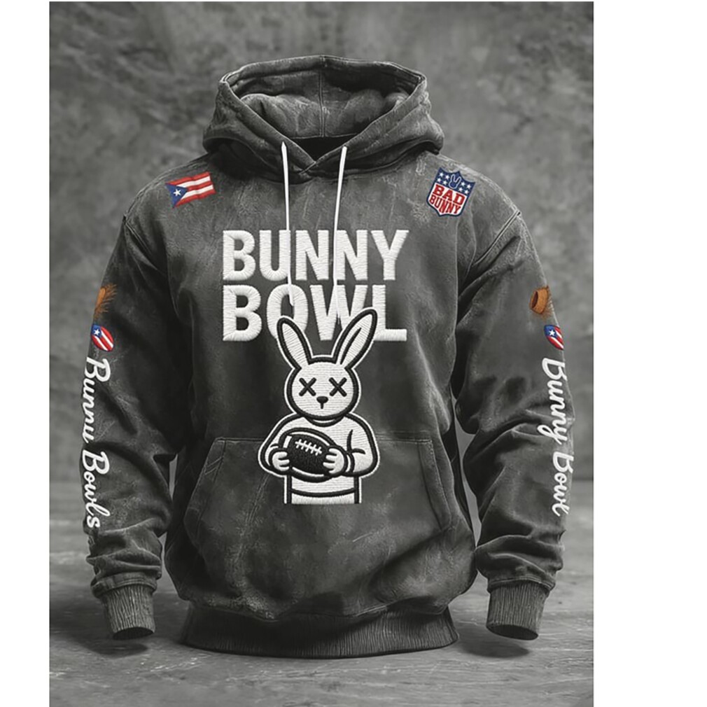 Bunny Bowl Super Bowl Graphic Hoodie Vintage Streetwear Hip Hop Friend Gift T Shirt Bunny Bowl Super Bowl Graphic Hoodie Vintage Streetwear Hip Hop Friend Gift T Shirt