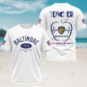 Official Baltimore Ravens Teacher Pride Game Day NFL Football Jersey Official Baltimore Ravens Teacher Pride Game Day NFL Football Jersey