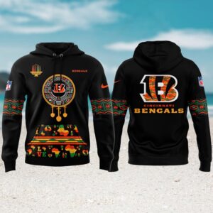Official Cincinnati Bengals Kwanzaa NFL Hoodie Official Cincinnati Bengals Kwanzaa NFL Hoodie