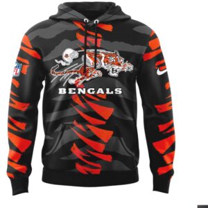 Official Cincinnati Bengals Team NFL Logo Hoodie Official Cincinnati Bengals Team NFL Logo Hoodie