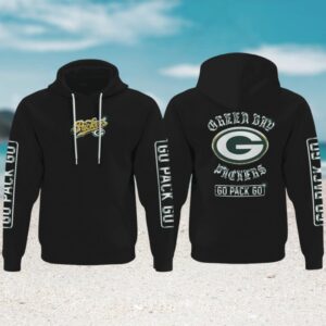 Official Green Bay Packers Black NFL Hoodie