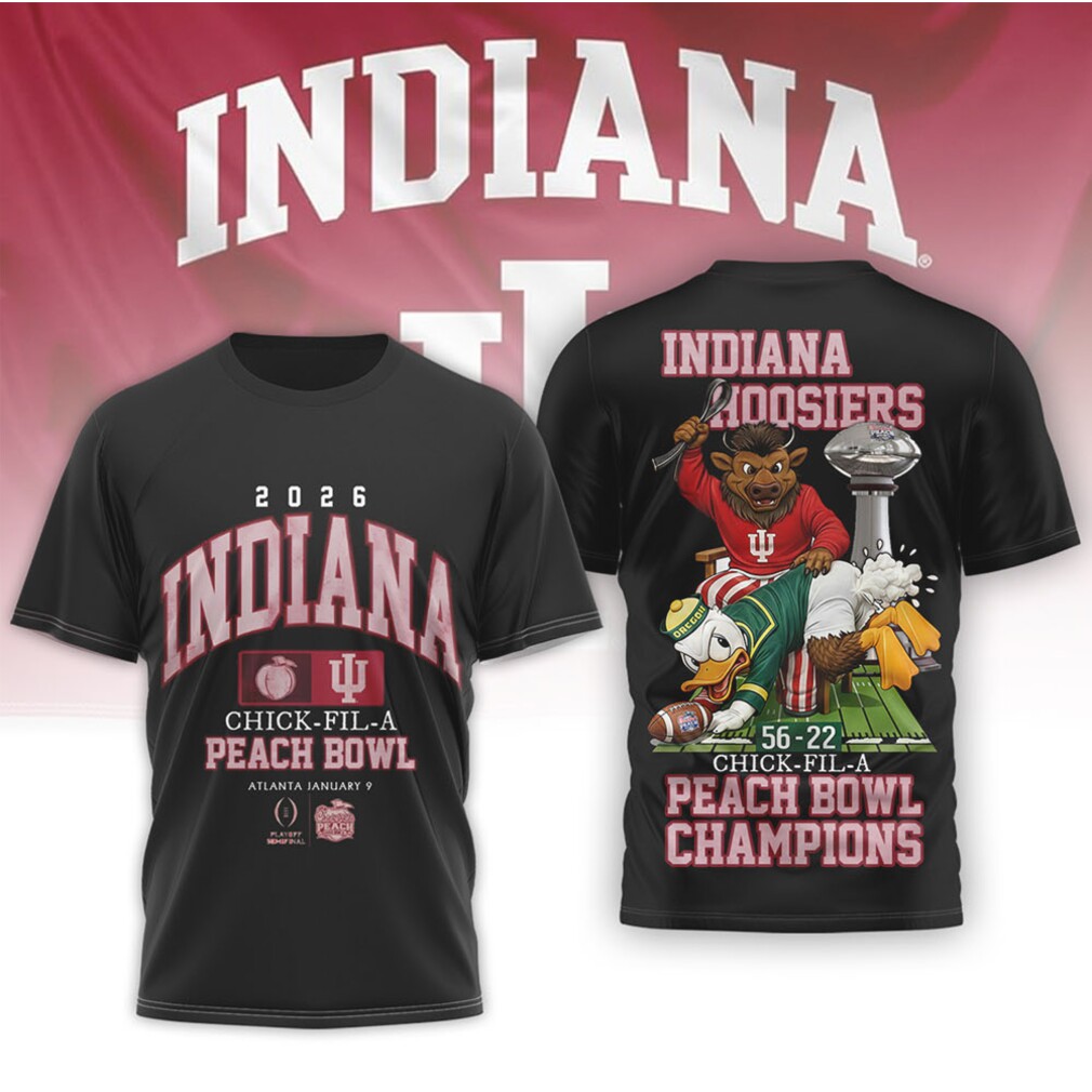Official Indiana Hoosiers Chick fil A Peach Bowl Champions Jersey Official Indiana Hoosiers Chick fil A Peach Bowl Champions Jersey