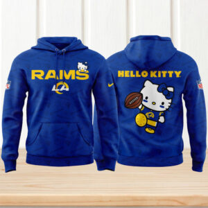 Official Los Angeles Rams x Hello Kitty NFL football Hoodie