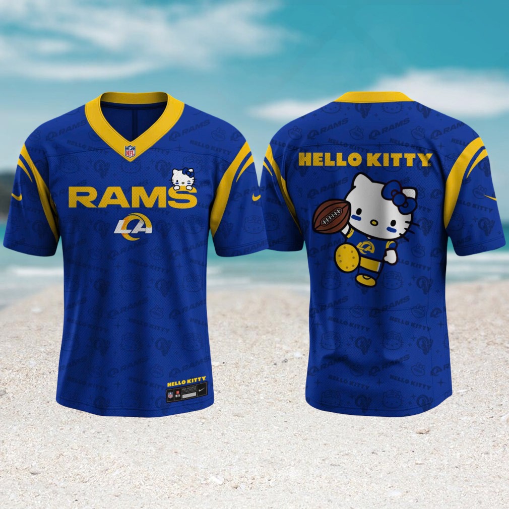 Official Los Angeles Rams x Hello Kitty NFL football Jersey Official Los Angeles Rams x Hello Kitty NFL football Jersey