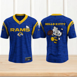 Official Los Angeles Rams x Hello Kitty NFL football Jersey