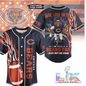 Official NFL Chicago Bears 2026 Playoffs Fan Gift Jersey