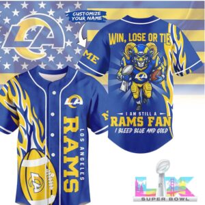Official NFL Los Angeles Rams 2026 Playoffs Fan Gift Jersey