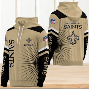 Official NFL New Orleans Saints Logo Football Hoodie