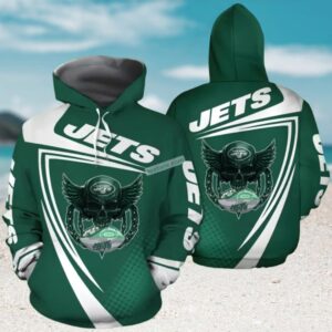 Official NFL New York Jets Game Day Skull Hoodie Official NFL New York Jets Game Day Skull Hoodie