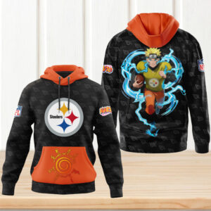 Official NFL x Naruto Pittsburgh Steelers Limited Edition Hoodie