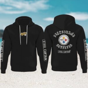 Official Pittsburgh Steelers Steel Curtain Hoodie