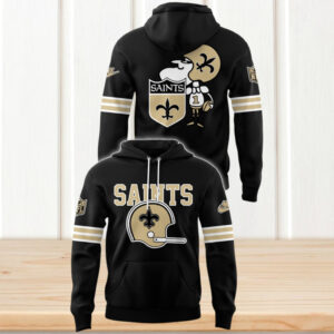 Official Saints NFL Logo Design Fan Hoodie