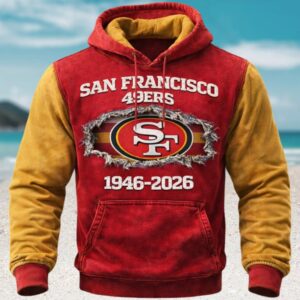 Official San Francisco 49ers Super Bowl 2026 Fan Hoodie Official San Francisco 49ers Super Bowl 2026 Fan Hoodie