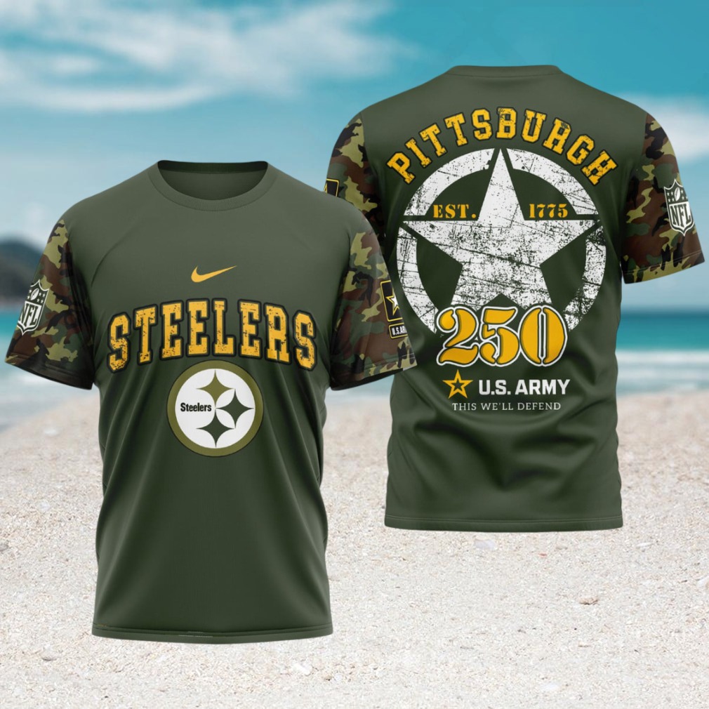 Official Steelers US Army 250th Year Birthday This We'll Defend Game Day NFL Football Jersey Official Steelers US Army 250th Year Birthday This We'll Defend Game Day NFL Football Jersey