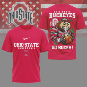 Ohio State Buckeyes Go Bucks Basketball Hungry Brutus Mascot Fan Shirt