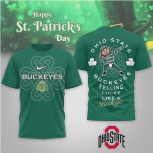 Ohio State Buckeyes St. Patrick's Day Lucky Like A Buckeye Shirt