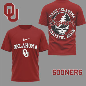 Oklahoma Sooners Official Grateful Game Day 3D Shirt