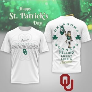Oklahoma Sooners St. Patrick’s Day Lucky Like A Sooner Mascot Fan Shirt Oklahoma Sooners St. Patrick’s Day Lucky Like A Sooner Mascot Fan Shirt