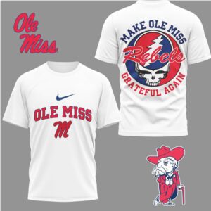 Ole Miss Rebels Official Grateful Game Day 3D Shirt Ole Miss Rebels Official Grateful Game Day 3D Shirt