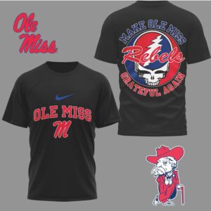 Ole Miss Rebels Official Grateful Game Day 3D Shirt