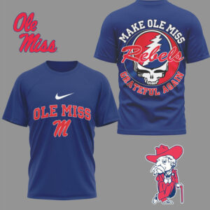 Ole Miss Rebels Official Grateful Game Day 3D Shirt
