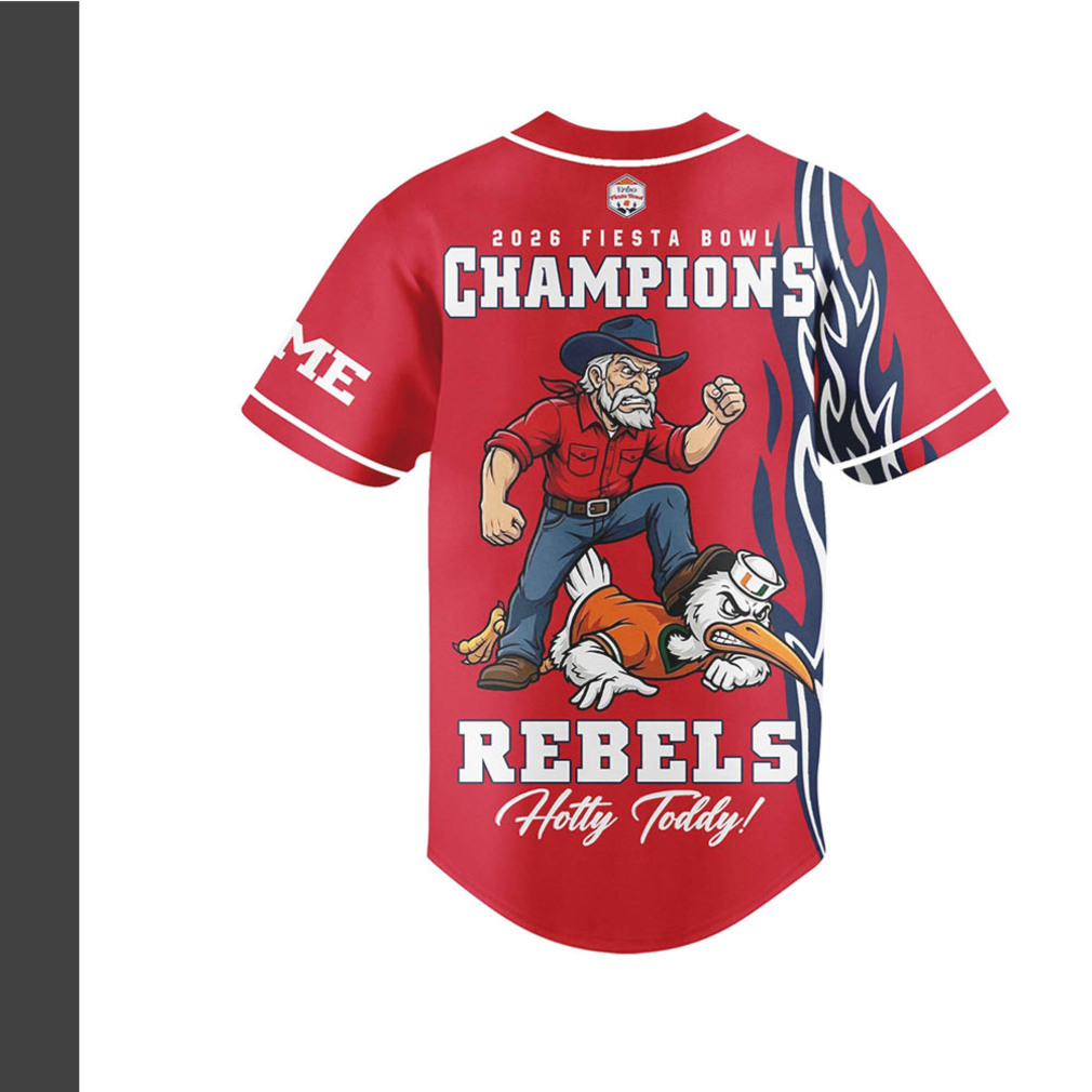 Ole Miss Rebels Official NCAA 2026 Fiesta Bowl Champions Jersey Shirt Ole Miss Rebels Official NCAA 2026 Fiesta Bowl Champions Jersey Shirt