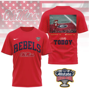 Ole Miss Rebels Sugar Bowl Score Victory Hotty Toddy Mascot T Shirt