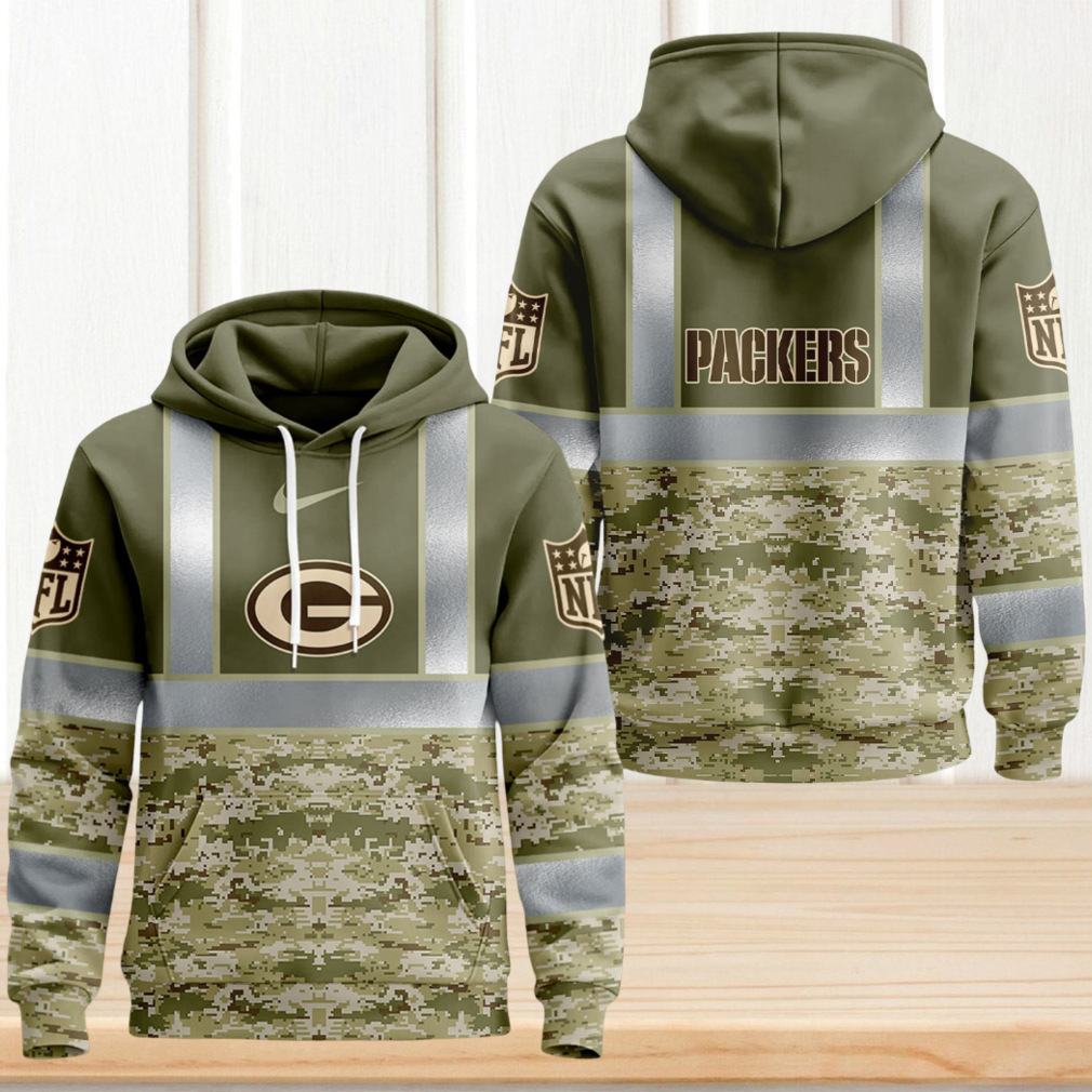 Olive Green Bay Packers 2022 Salute to Service Therma Performance Pullover Hoodie Olive Green Bay Packers 2022 Salute to Service Therma Performance Pullover Hoodie
