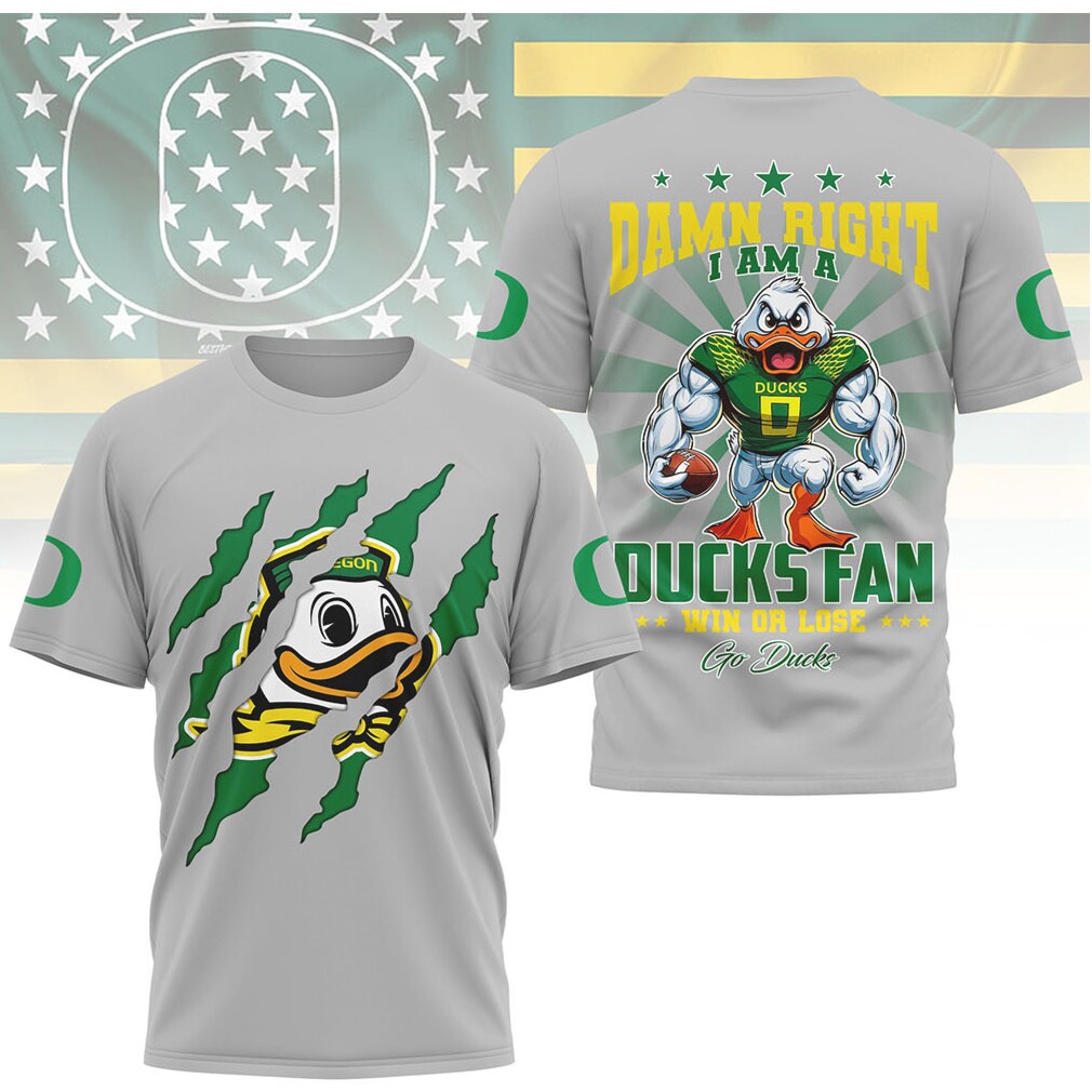 Oregon Ducks Official NCAA Go Ducks 3D Shirt Oregon Ducks Official NCAA Go Ducks 3D Shirt