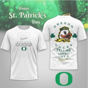 Oregon Ducks St. Patrick’s Day Lucky Like A Duck Mascot Fan Shirt Oregon Ducks St. Patrick’s Day Lucky Like A Duck Mascot Fan Shirt