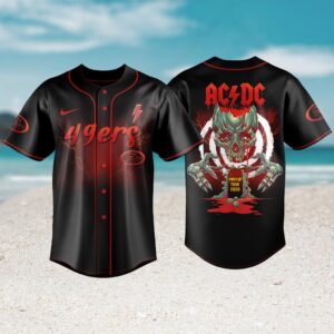 PWR Up Stadium Acdc Music Band 49ers Football collab Jersey