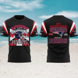 Patriots 2025 AFC Conference Champions Super Bowl LIX Performance tshirt Patriots 2025 AFC Conference Champions Super Bowl LIX Performance tshirt