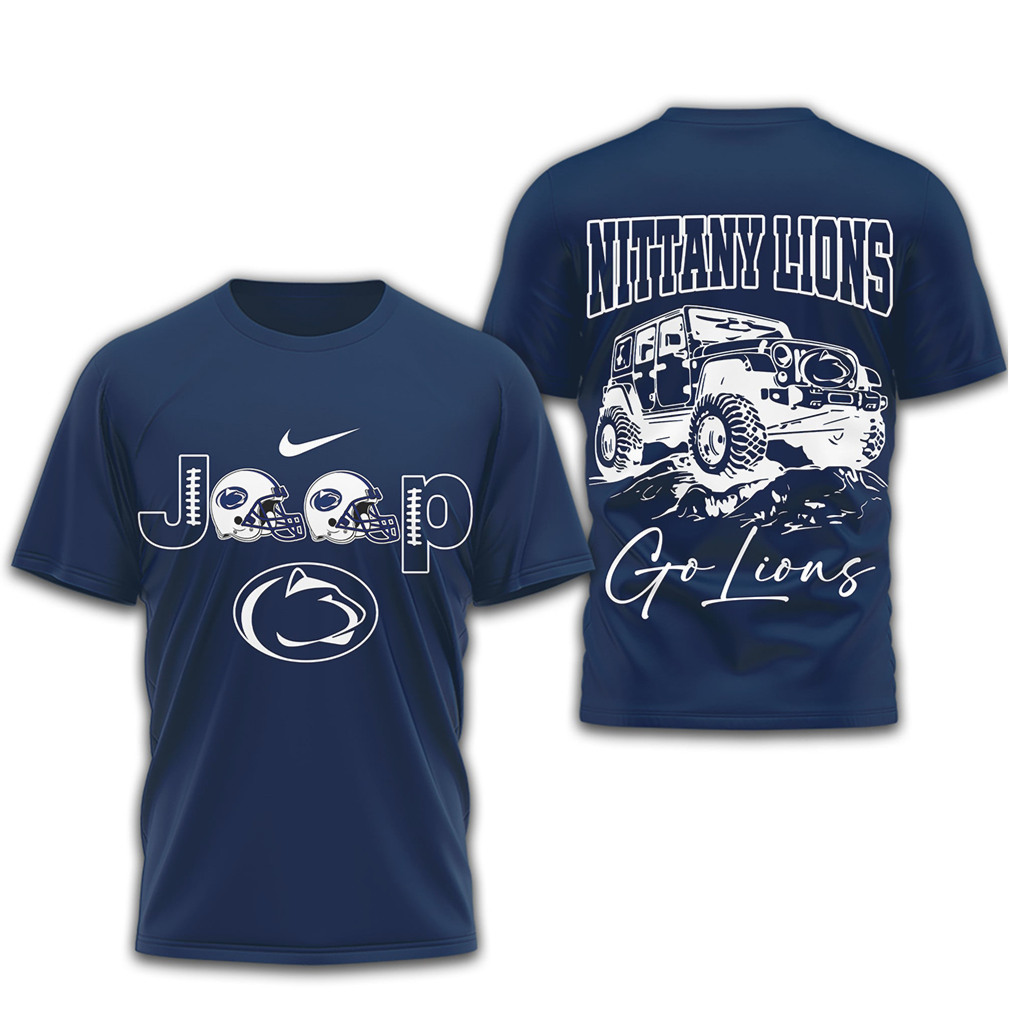 Penn State Nittany Lions Jeep Off Road Fan Spirit Shirt Penn State Nittany Lions Jeep Off Road Fan Spirit Shirt