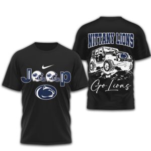 Penn State Nittany Lions Jeep Vintage White Out Game Day Apparel T Shirt