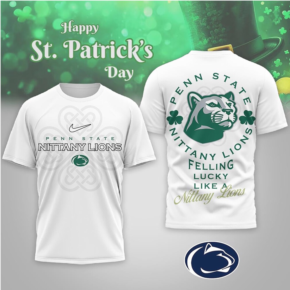 Penn State Nittany Lions St. Patrick's Day Lucky Like A Lion Shirt Penn State Nittany Lions St. Patrick's Day Lucky Like A Lion Shirt
