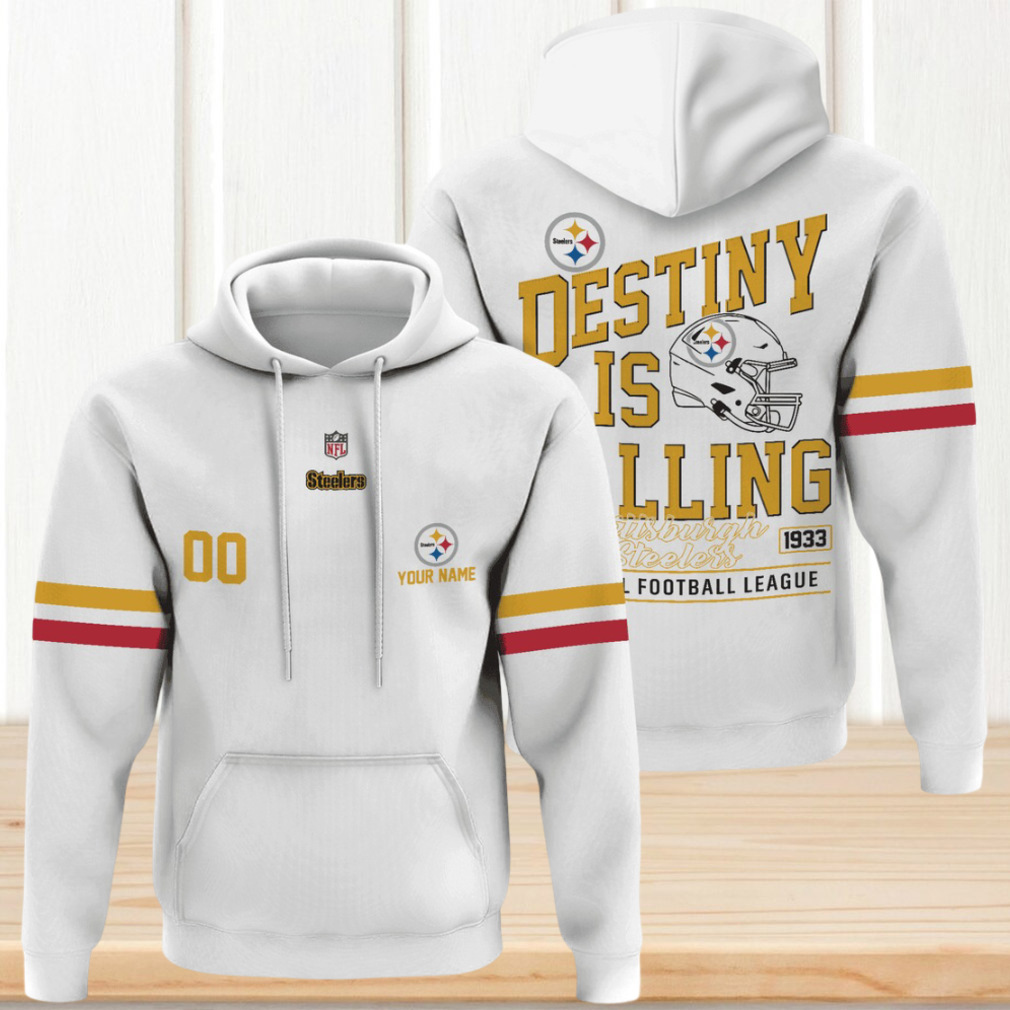 Personalized White Pittsburgh Steelers 1933 Gameday Hoodie Personalized White Pittsburgh Steelers 1933 Gameday Hoodie