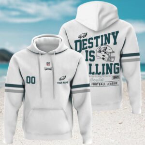 Philadelphia Eagles Destiny Is Calling Customizable NFL Hoodie