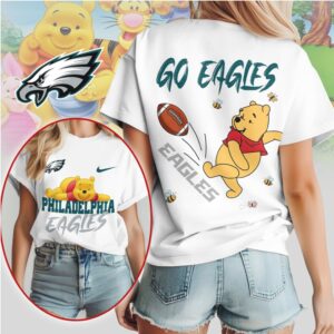 Philadelphia Eagles Football Official NFL Winnie The Pooh Shirt